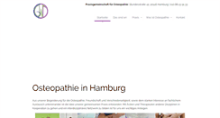 Desktop Screenshot of hamburgosteopathie.com
